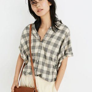 Madewell Central Shirt in Buffalo Check NWOT
